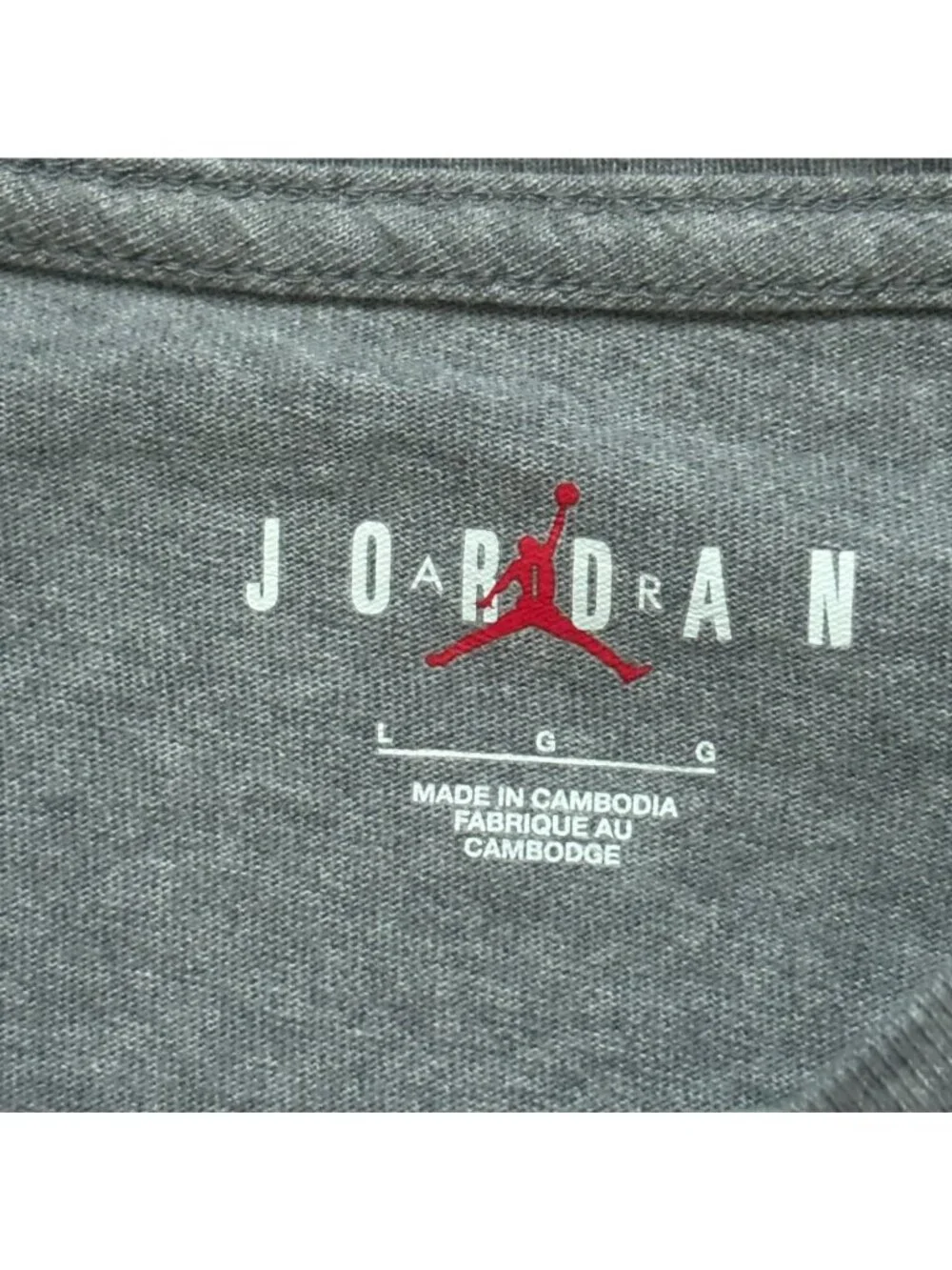 Jordan Jumpman Long-Sleeve T-Shirt-Michael Jordan-Gray-Large-GUC